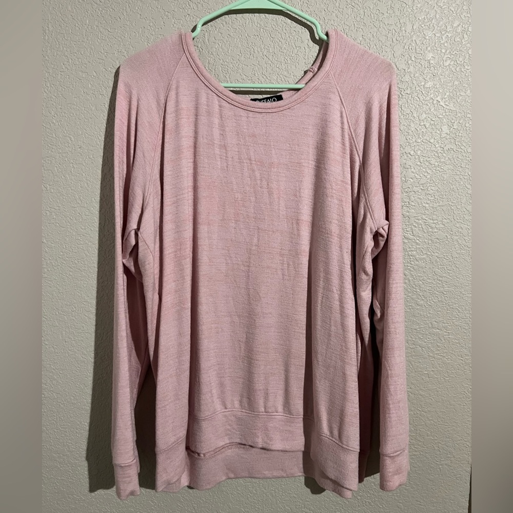 Pink Ling Sleeve Sweater Top